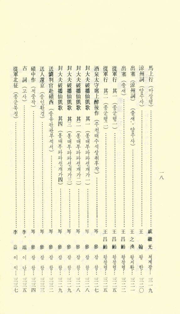 『漢詩名作選(한시명작선)』