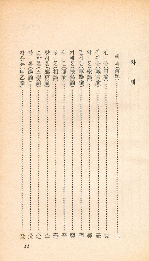 『乙酉文庫 91 - 茶山論叢(을유문고 91 - 다산논총)』 2