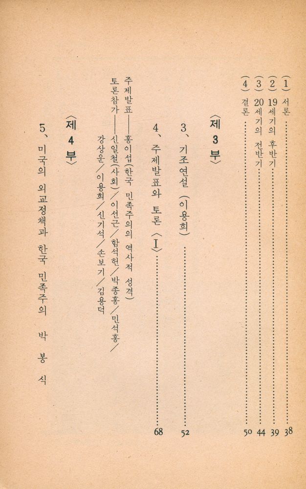 『韓國의 民族主義(한국의 민족주의)』 3
