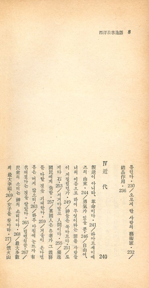 『瑞文文庫 087 - 西洋故事逸話(서문문고 087 - 서양고사일화)』 7