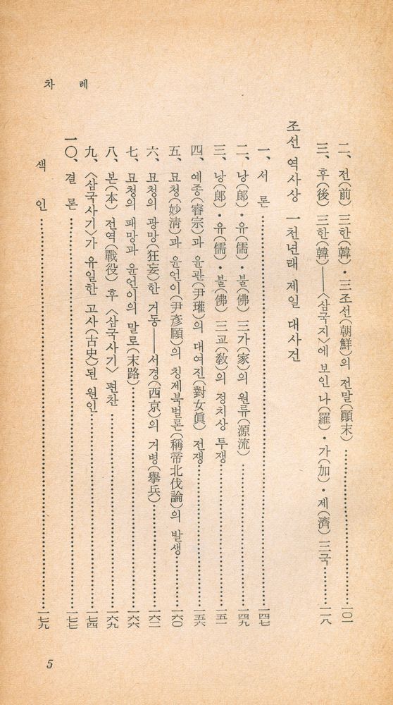 『乙酉文庫 151 - 韓國史研究草(을유문고 151 - 한국사연구초)』 4