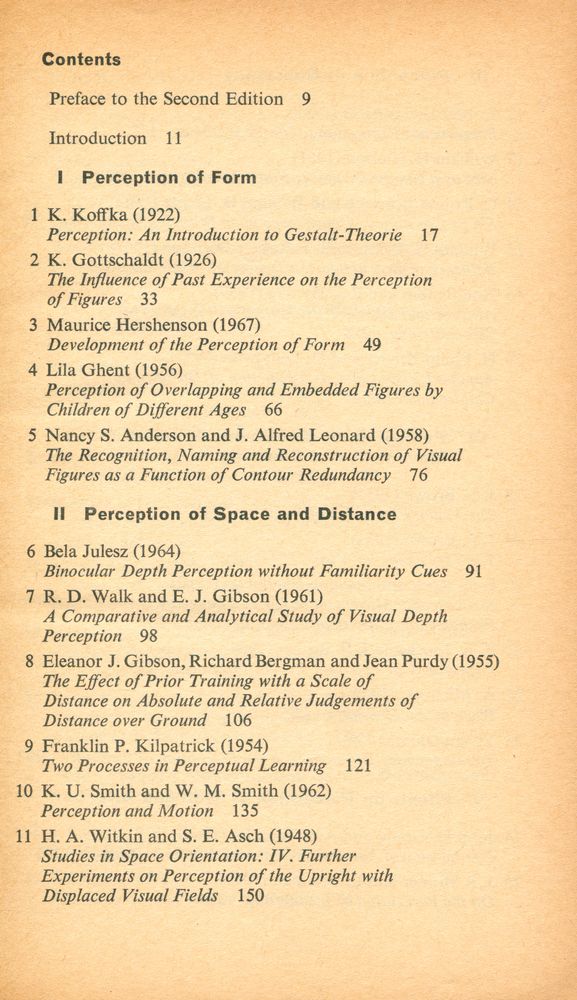 『Experiments in visual perception』 2