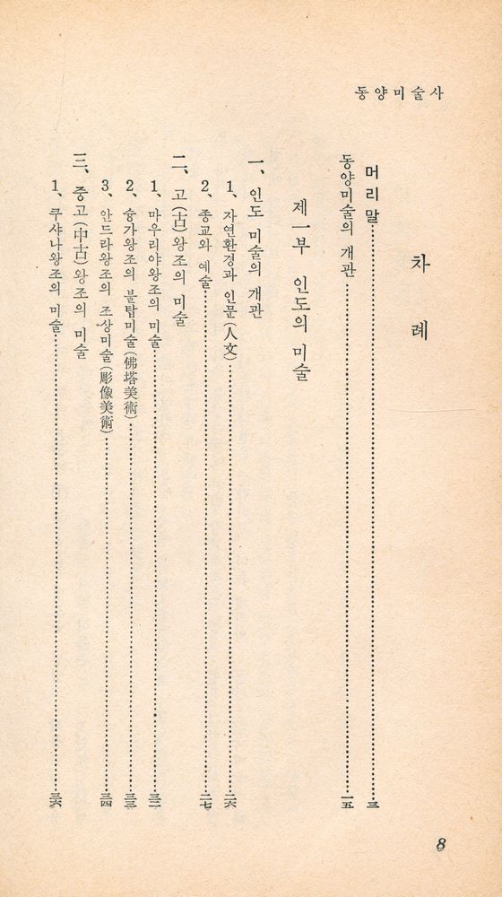 『乙酉文庫 55 - 東洋美術史(을유문고 55 - 동양미술사)』 2