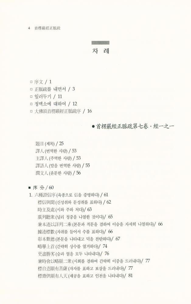 『首楞嚴經正脈疏(수능엄경정맥소)』 2