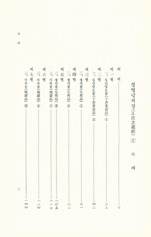 『正法念處經 1(정법염처경 1)』 2
