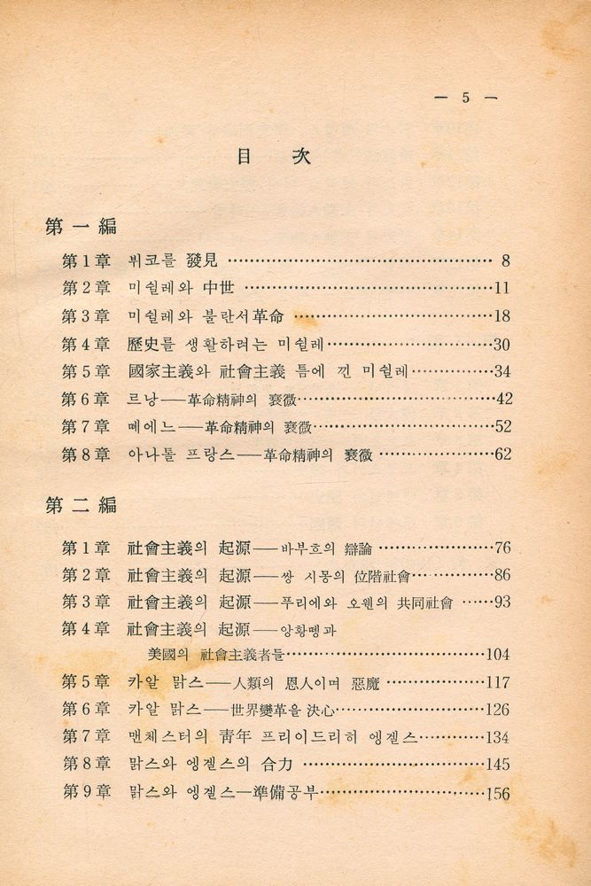 『近代革命思想史(근대혁명사상사)』 2
