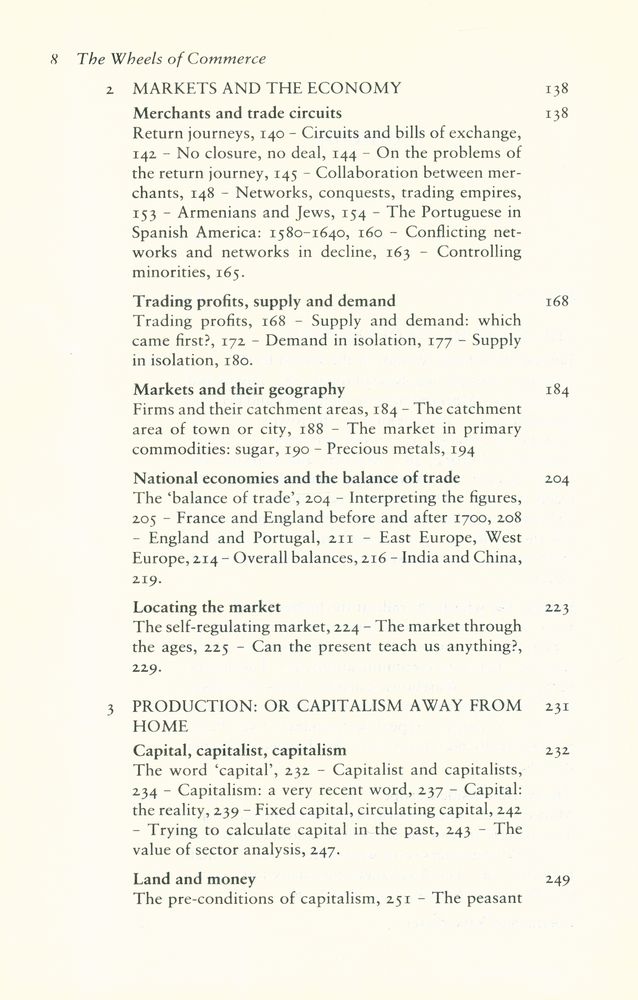『Civilization and capitalism, 15th - 18th century - v. 2. The wheels of commerce』 3