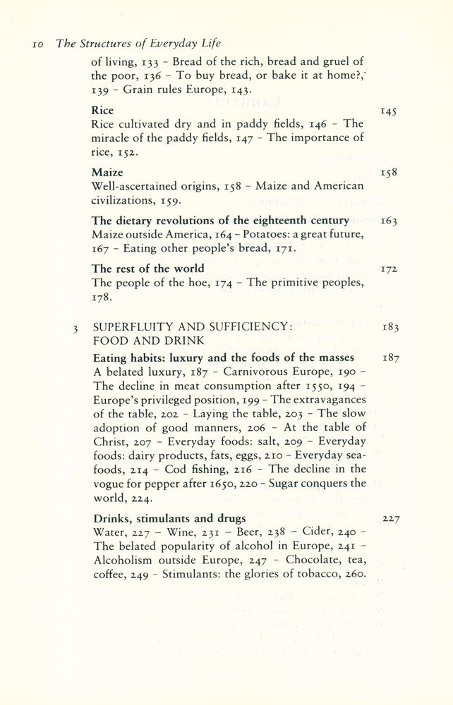 『Civilization & Capitalism 15th - 18th Century Volume 1 - The Structures of Everyday Life』 3