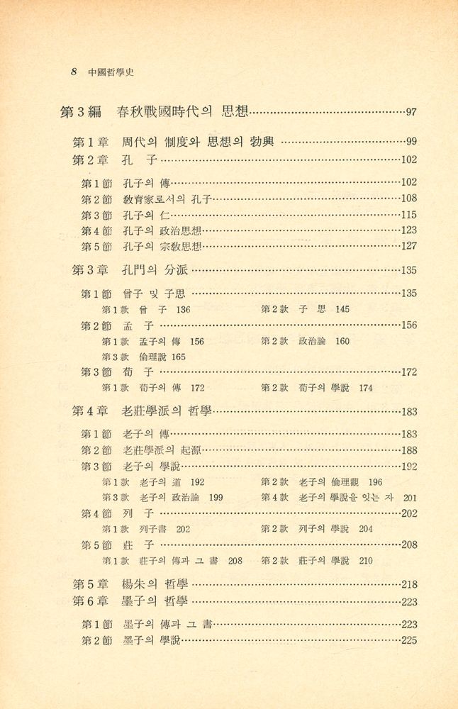 『中國哲學史(중국철학사)』 3