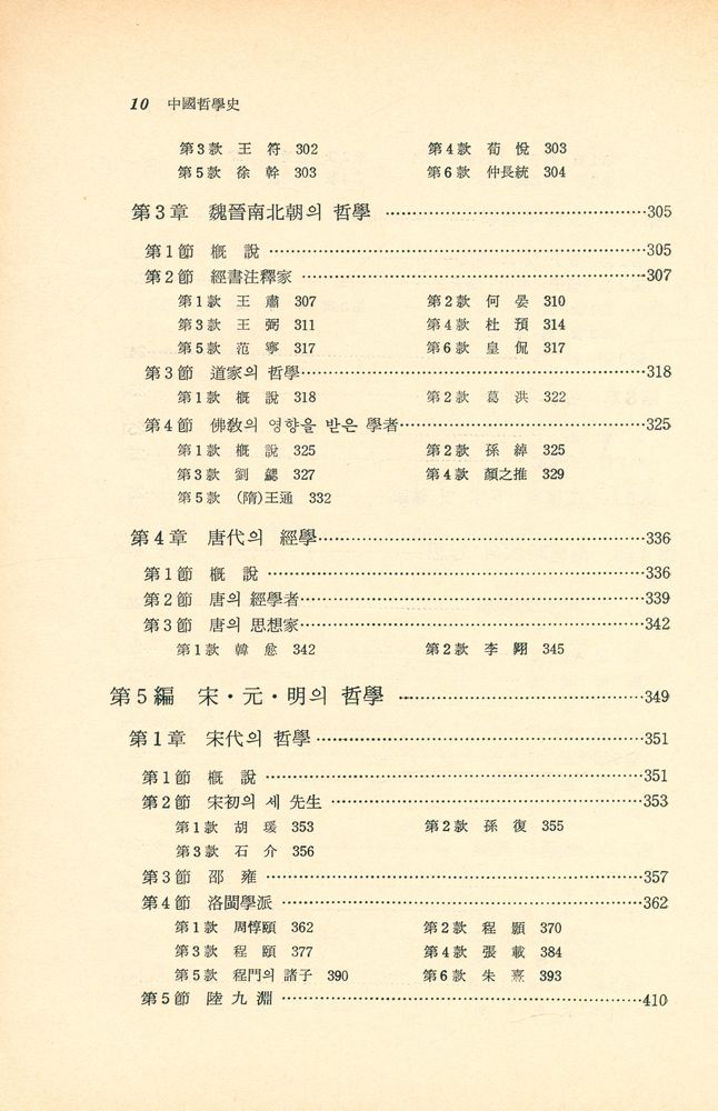 『中國哲學史(중국철학사)』 5