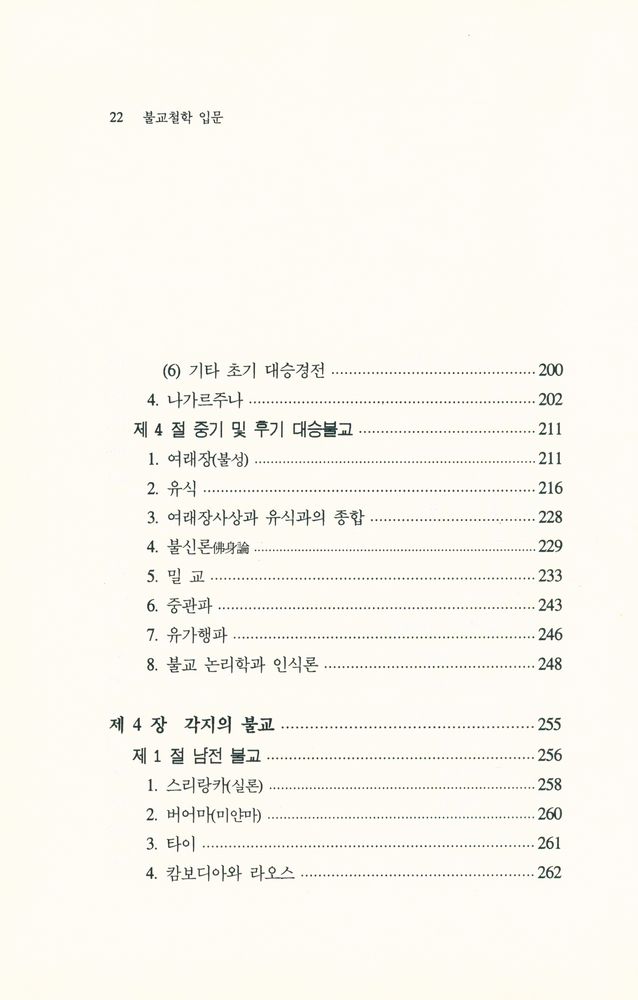 『불교철학 입문』  5