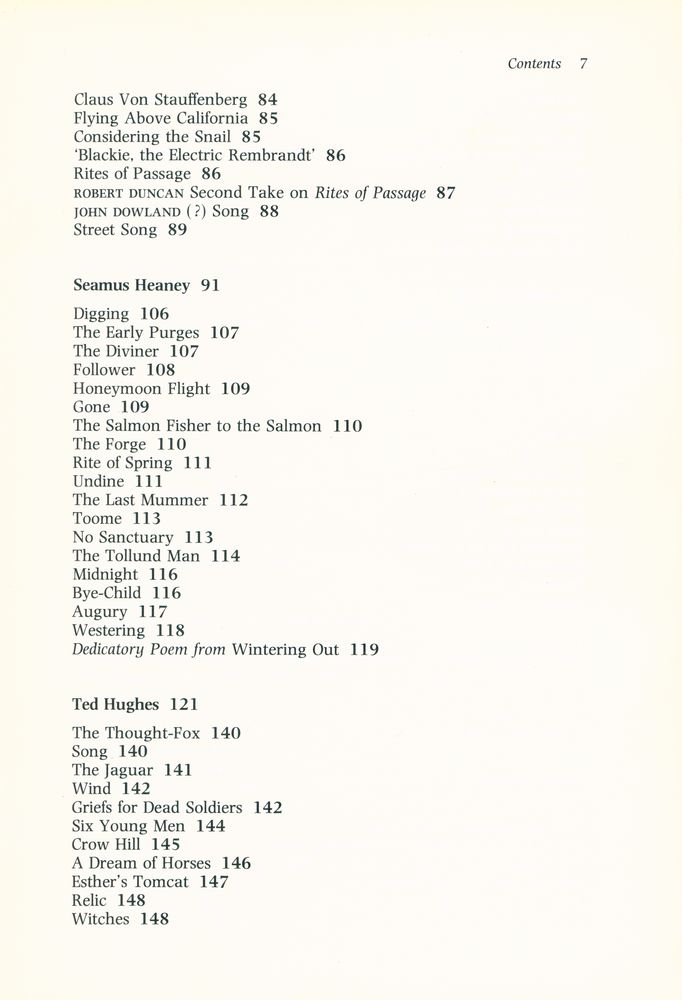『WORLDS : SEVEN MODERN POETS』 3
