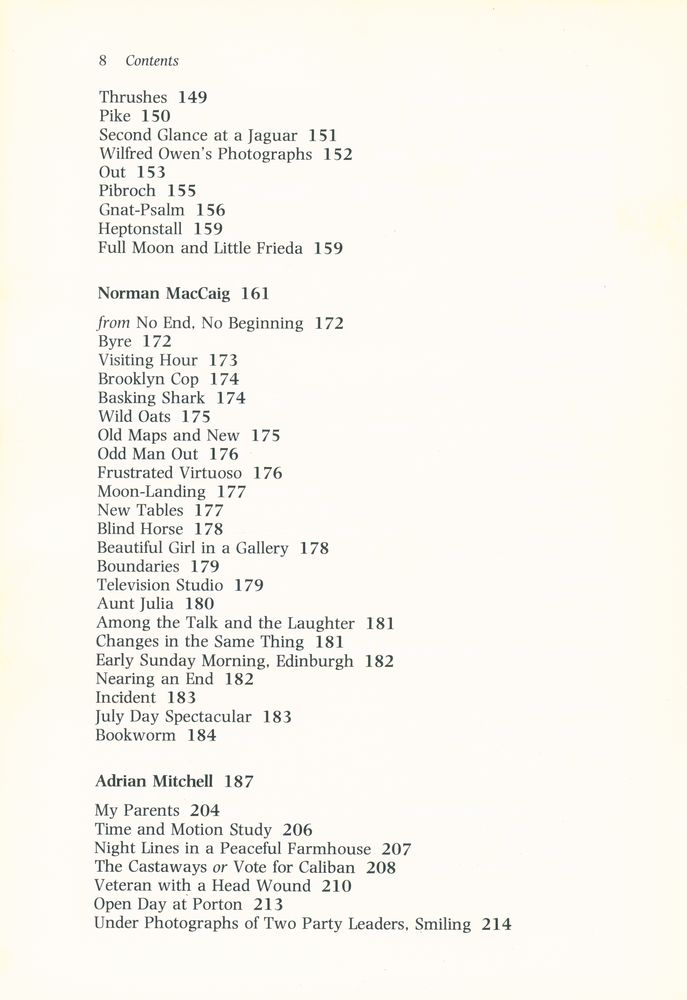 『WORLDS : SEVEN MODERN POETS』 4