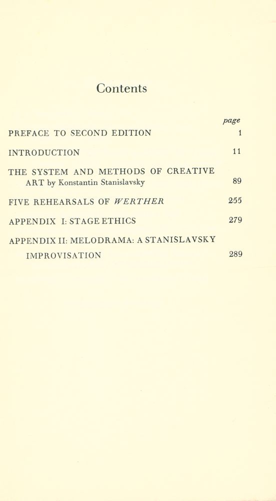 『STANISLAVSKY ON THE ART OF THE STAGE』 2