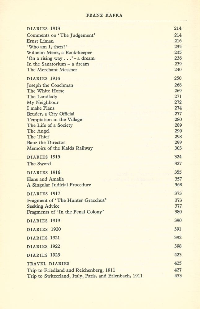 『The diaries of Franz Kafka : 1910 - 23』 3