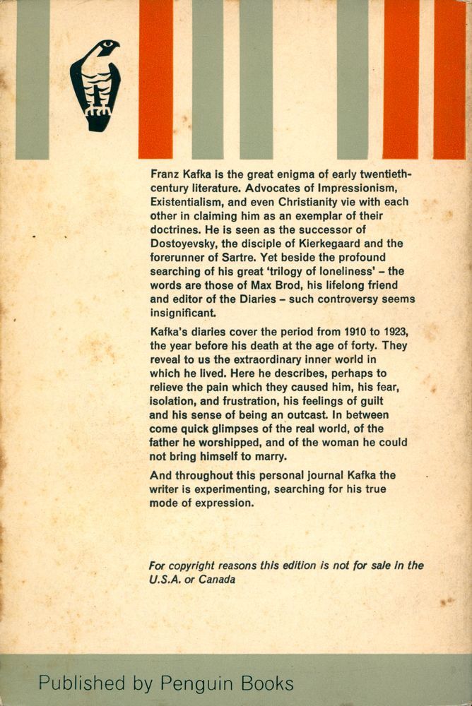 『The diaries of Franz Kafka : 1910 - 23』 5