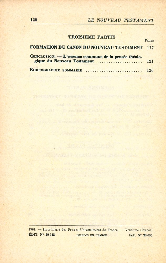 『LE NOUVEAU TESTAMENT』 3