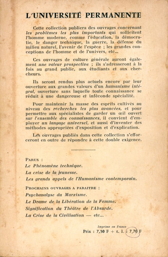『JEAN - PAUL SARTRE : Héros et victime de la 《conscience malheureuse》 Essai sur le drame de la pensée occidentale』 4