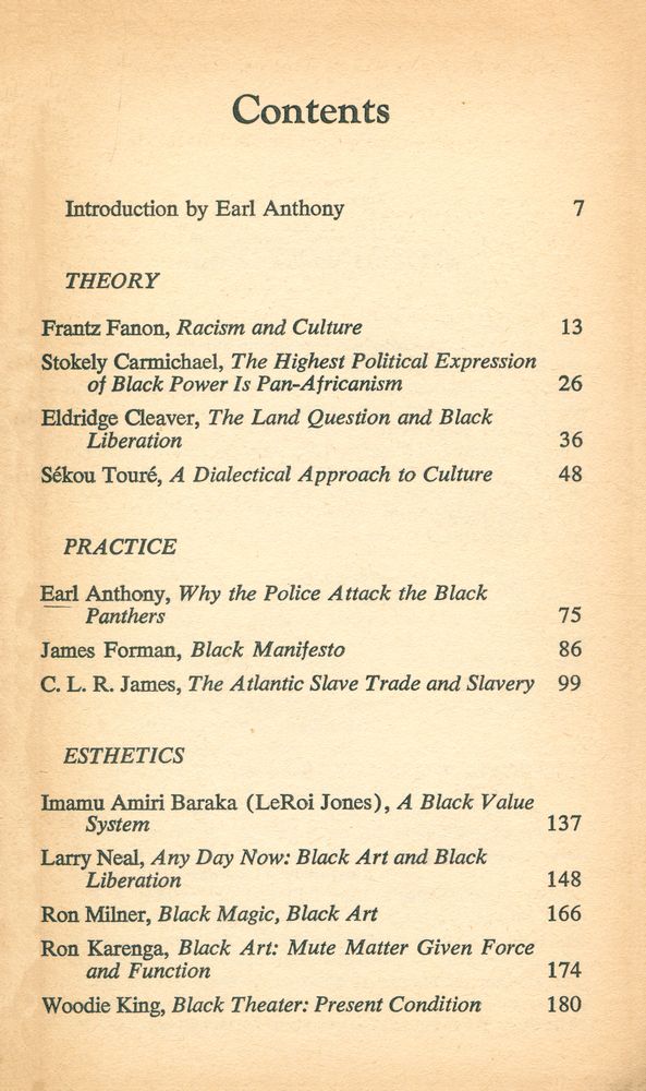『Black Poets and Prophets : The Theory, Practice, and Esthetics of the Pan - Africanist Revolution』 2