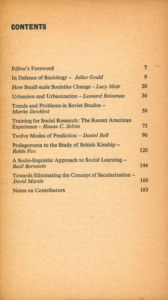 『Penguin Survey of the Social Sciences 1965』 2