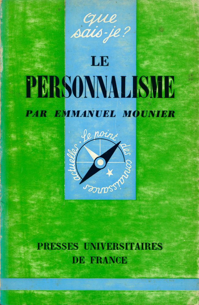 『LE PERSONNALISME』 1