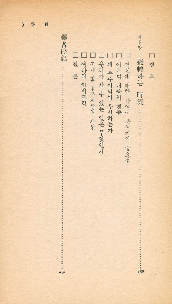 『中央新書 85 - 選擇의 自由 : 過剩管理社會로부터의 轉換(중앙신서 85 - 선택의 자유 : 과잉관리사회로부터의 전환)』 4