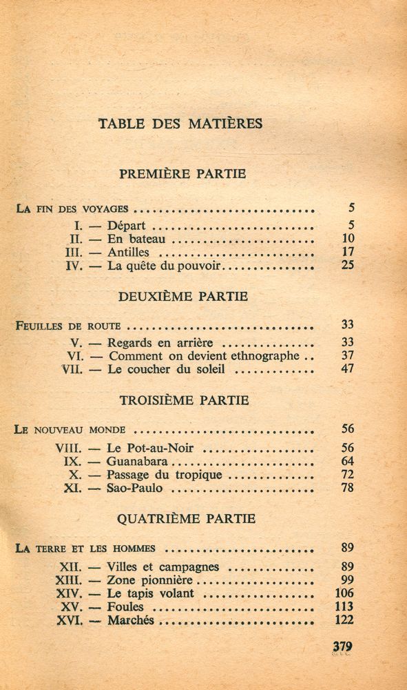 『Claude Lévi - Strauss : Tristes tropiques』 2