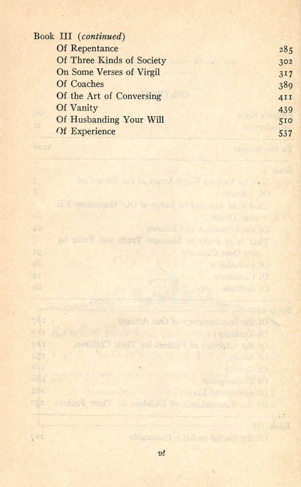 『MONTAIGNE SELECTED ESSAYS』 3