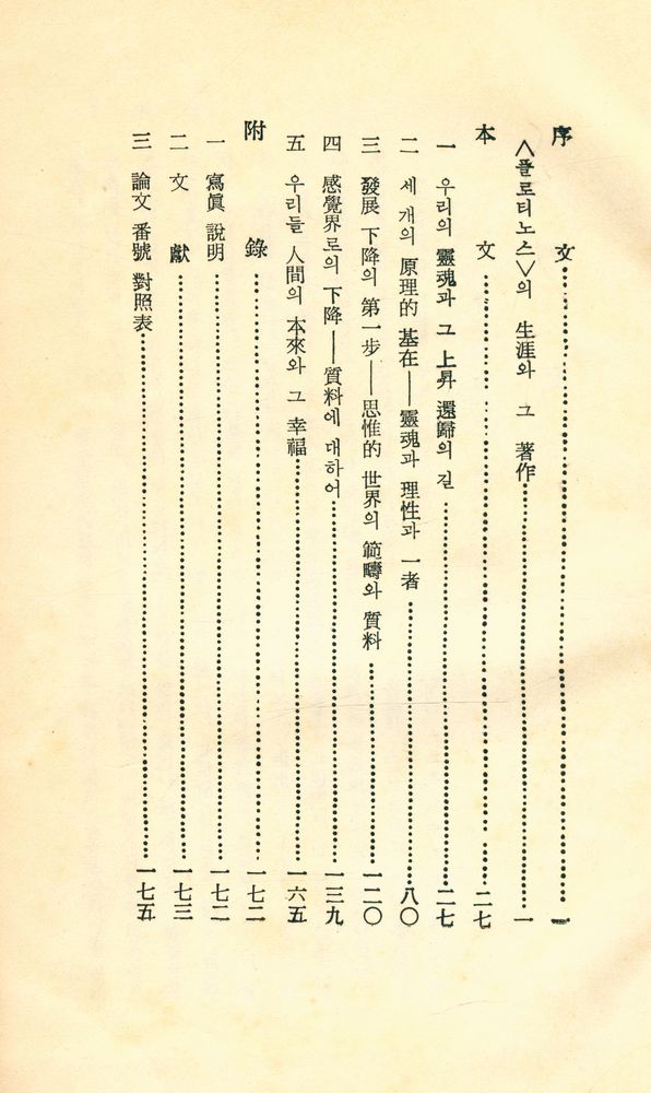 『思想敎養文庫 - 플로티노스 에네아데스 (사상교양문고 - 플로티노스 에네아데스)』 2