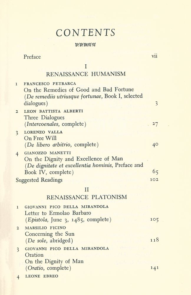 『Renaissance Philosophy Volume 1 : The Italian Philosophers』 2