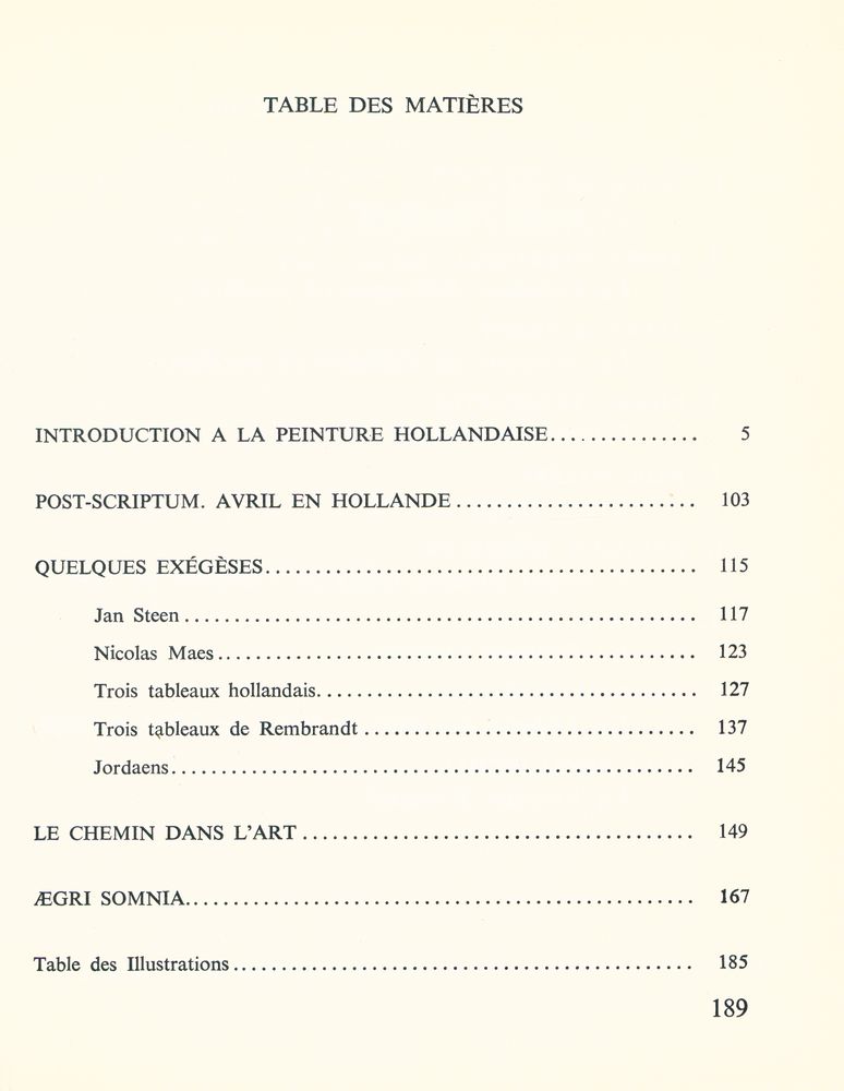 『La Peinture hollandaise et autres écrits sur l'Art』 2
