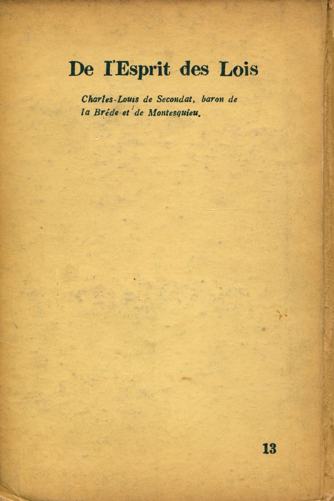 『思想敎養文庫 - 몽떼스뀨 法의 精神(사상교양문고 - 몽떼스뀨 법의 정신)』 1