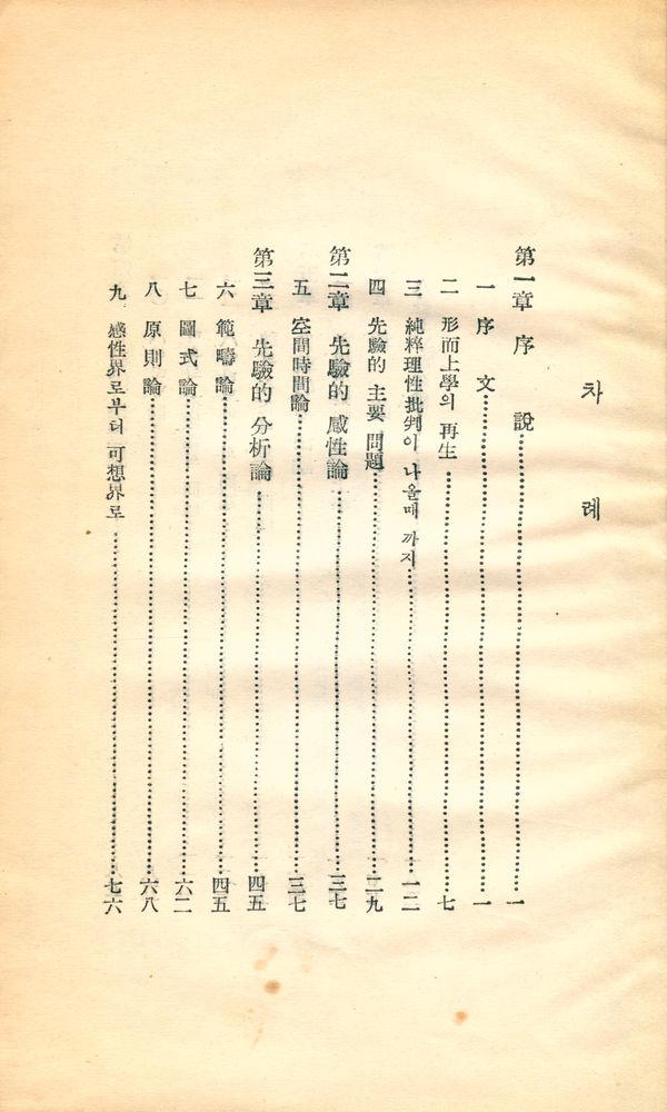 『思想敎養文庫 - 칸트 純粹理性批判 (사상교양문고 - 순수이성비판)』 2