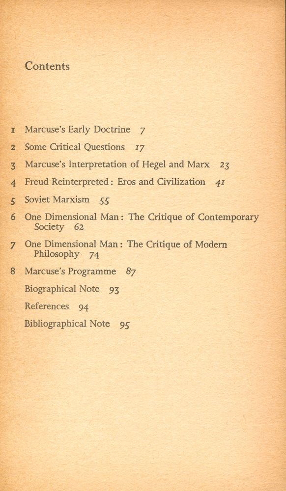 『Fontana Modern Masters - Marcuse』 2