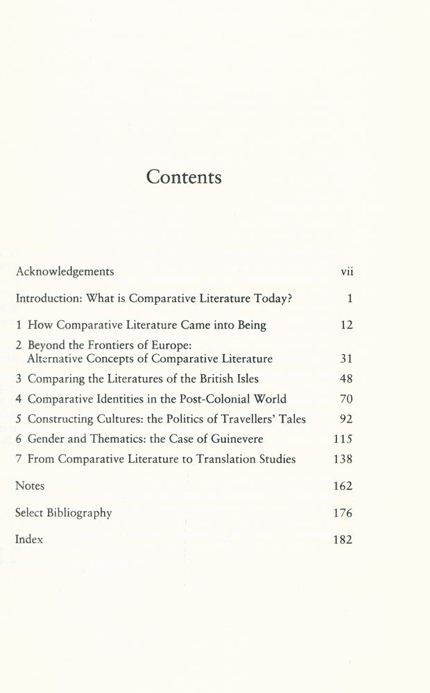 『Comparative literature : a critical introduction』 2