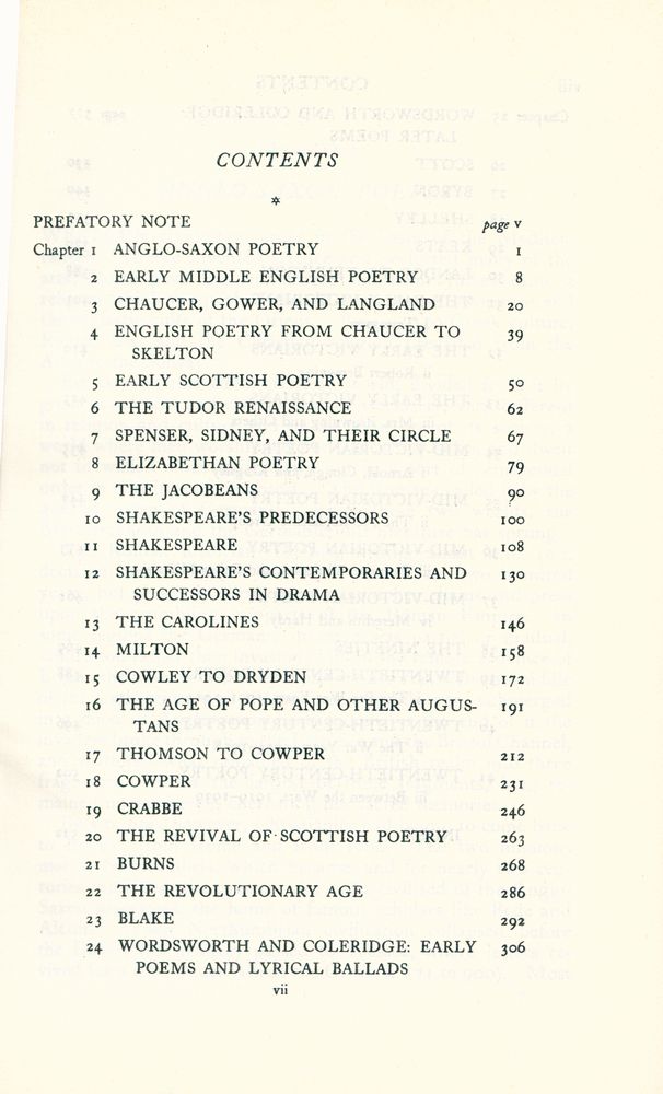 『A Critical History of English Poetry』 2