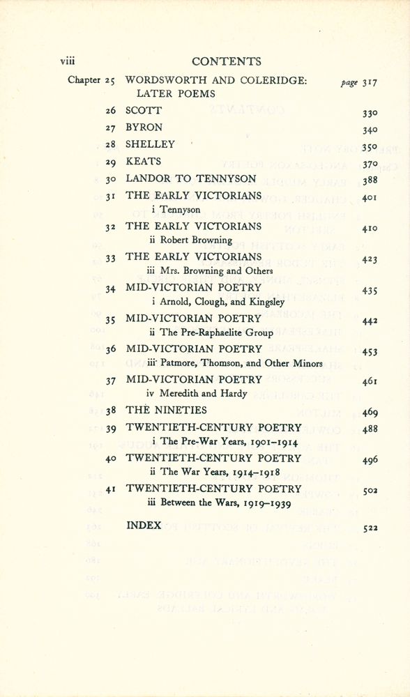『A Critical History of English Poetry』 3