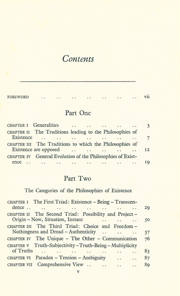 『Philosophies of Existence : An Introduction to the Basic Thought of Kierkegaard, Heidegger, Jaspers, Marcel, Sartre』 2