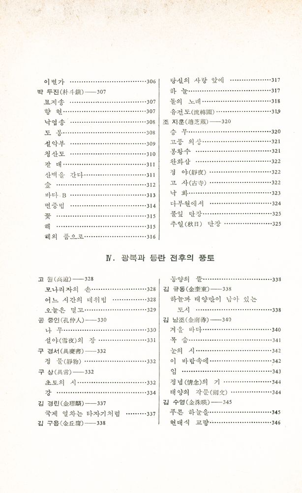 『한국의 명시(증보판)』