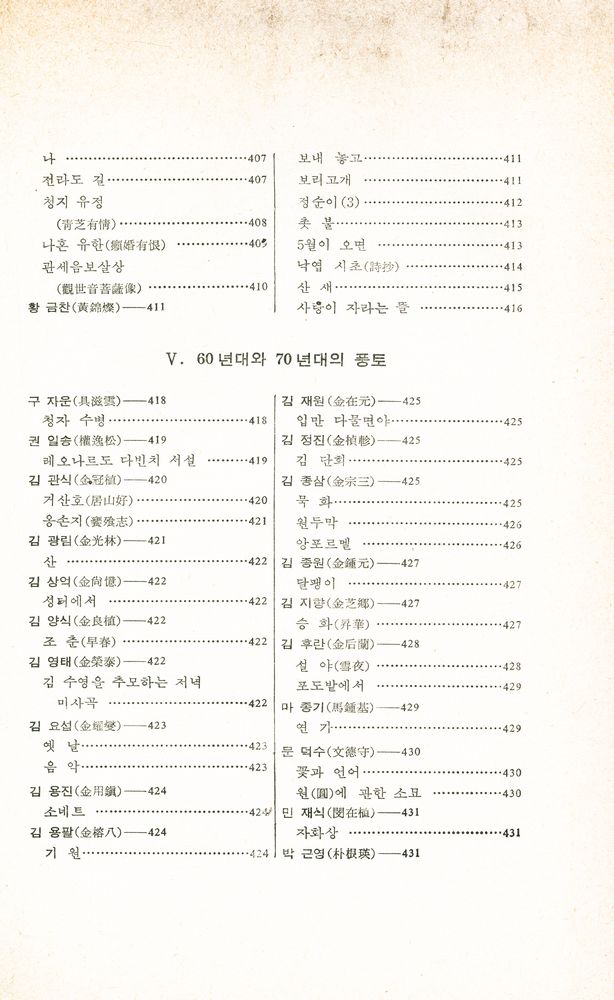 『한국의 명시(증보판)』