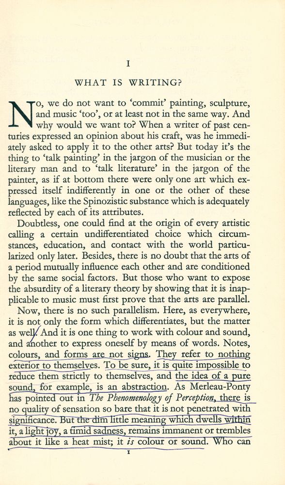 『WHAT IS LITERATURE?』 2