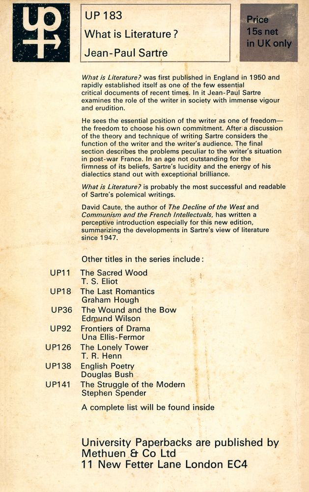 『WHAT IS LITERATURE?』 3