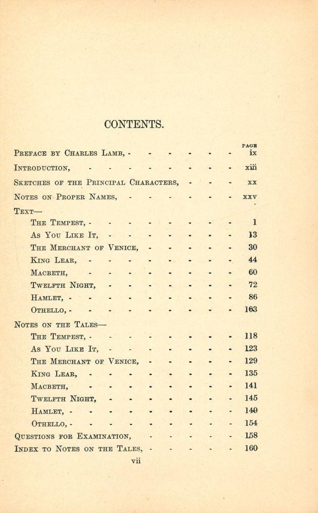 『LAMB TALES FROM SHAKSPEARE : SELECTIONS, FIRST SERIES』 2