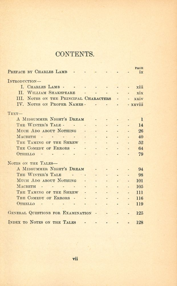 『LAMB TALES FROM SHAKSPEARE : SELECTIONS, SECOND SERIES』 2