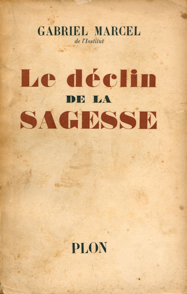 『LE DÉCLIN DE LA SAGESSE』 1