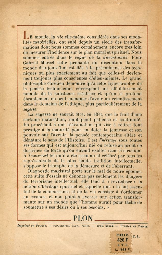 『LE DÉCLIN DE LA SAGESSE』 3