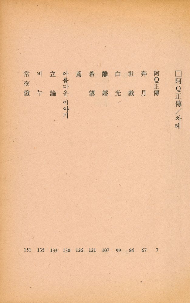 『阿Q正傳 (아Q정전)』 2