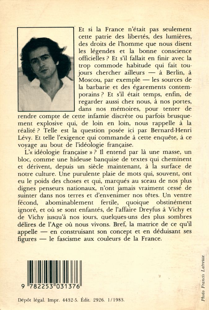 『L'idéologie française』 4