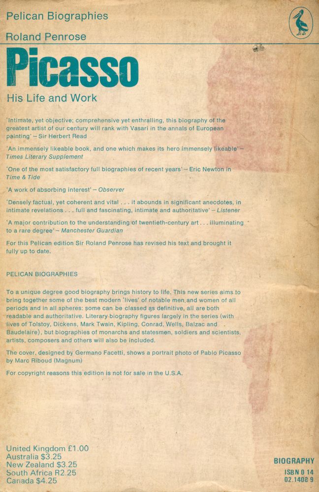 『Picasso : His Life and Work』 5