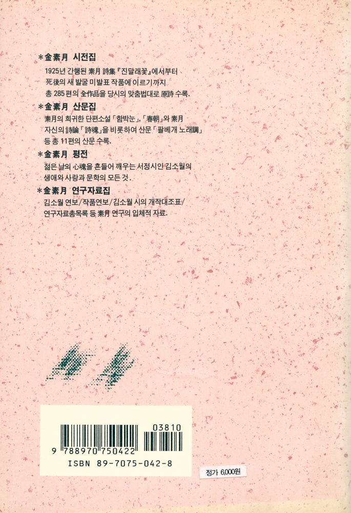 『韓國現代詩人硏究 5 -  김소월 (한국현대시인연구 5 - 김소월)』 7